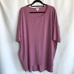 LuLaRoe dusty rose / mauve short sleeve top, size 3XL